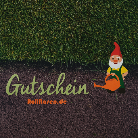 Gutschein Rollrasen