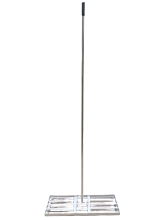 Edelstahl-Rasenrakel 75cm