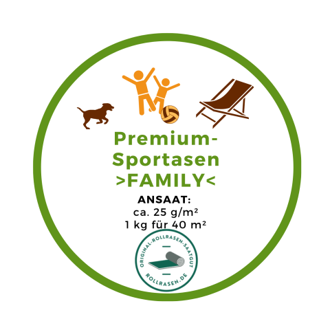 Original Rollrasen-Saatgut family - Premium