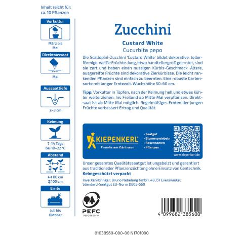 Zucchini Custard White