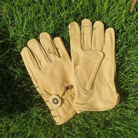 Leder-Gartenhandschuhe