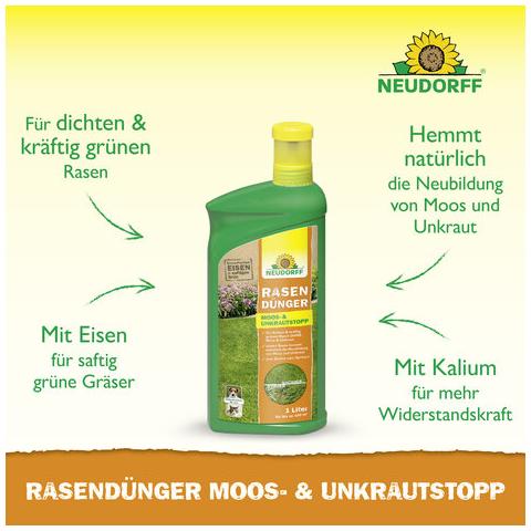 Rasendünger Moos-&UnkrautStopp Flüssig