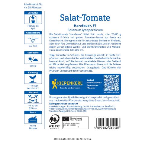 Salat-Tomate 'Harzfeuer', F1