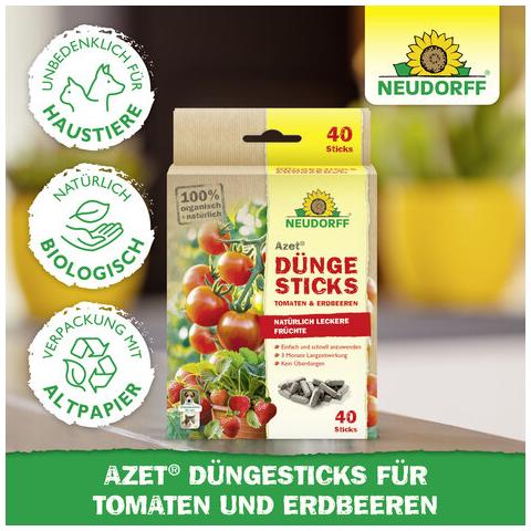 Azet® Düngesticks für Tomaten & Erdbeeren