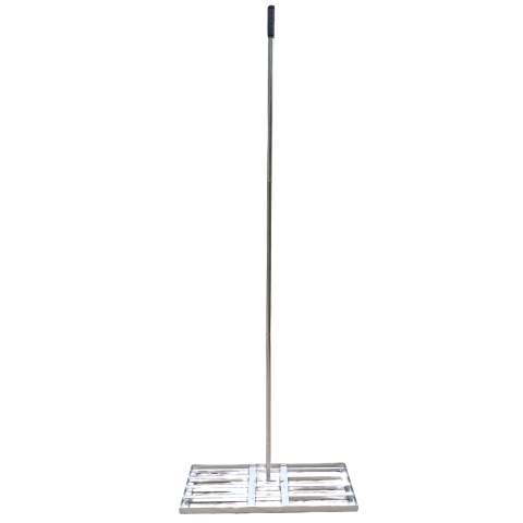 Edelstahl-Rasenrakel 75cm