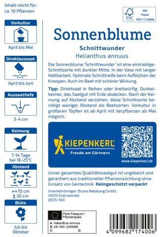 Sonnenblumen "Schnittwunder"