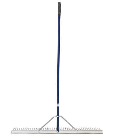 Planierrechen mit Fiberglasstiel