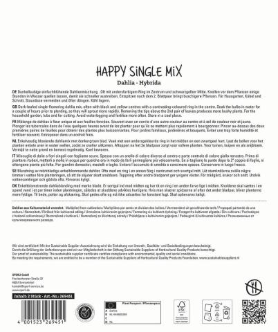 2 Dahlien "Happy Single Mix"