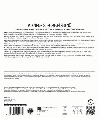 "Bienen- & Hummel-Menü" (28 Stk.)