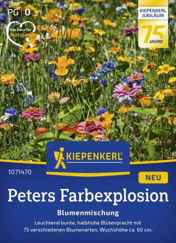 Blumenmischung "Peters Farbexplosion" 2-3m²