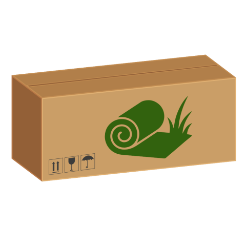 Rollrasen im Paket 1 m²
