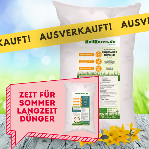 25 kg Frühjahrsdünger ausverkauft Zeit für den Sommer Langzeitdünger