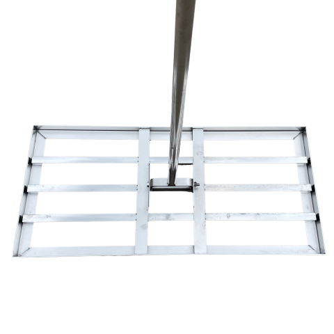Edelstahl-Rasenrakel 75cm