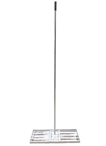 Edelstahl-Rasenrakel 75cm